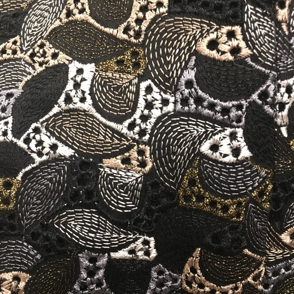 Samuel Dong Zippered Textured & Patterned Jacket - image 4